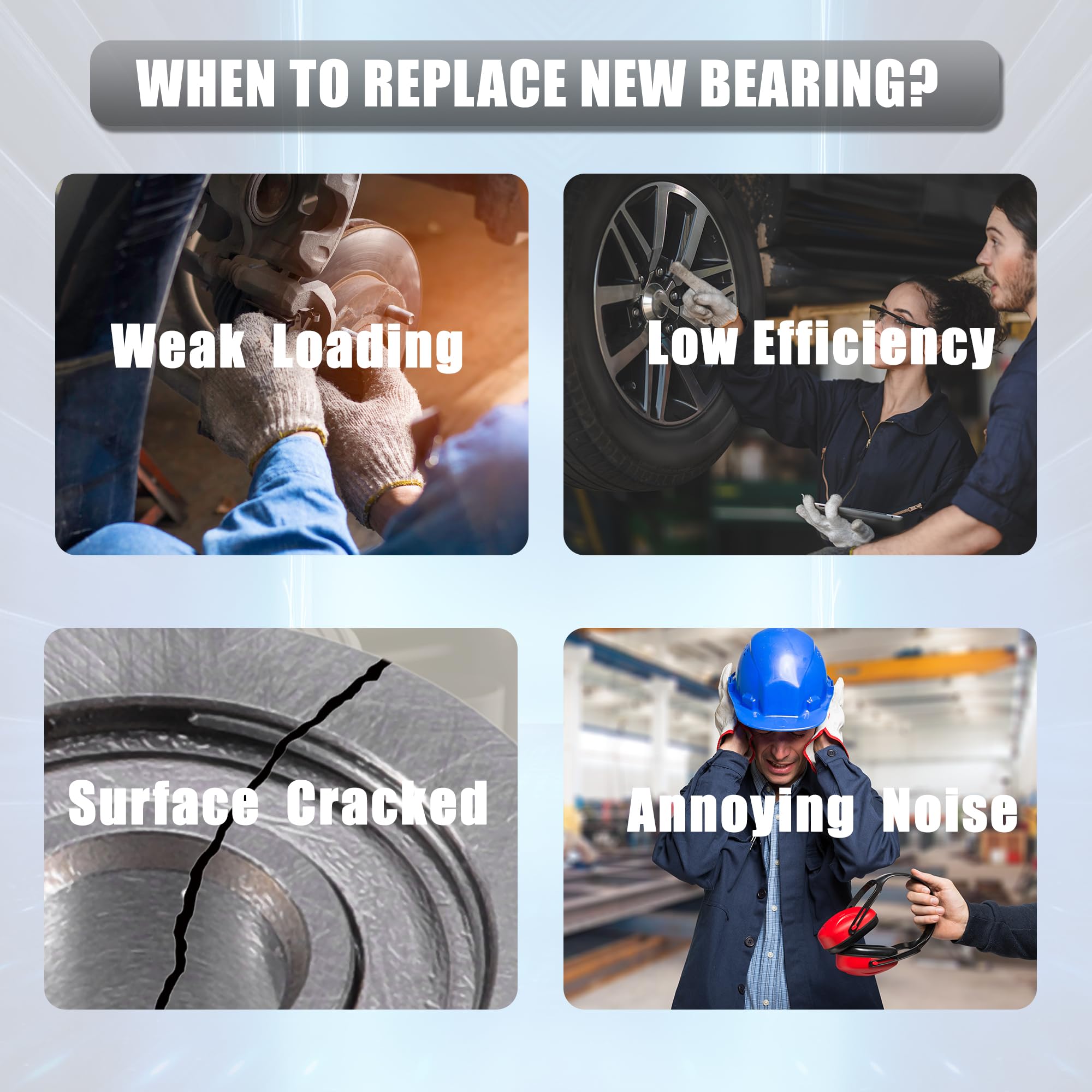 A ABSOPRO 20 sztuk rowków łożysk kulkowych zamiennych 682ZZ 2 x 5 x 2,3 mm odcień srebrny