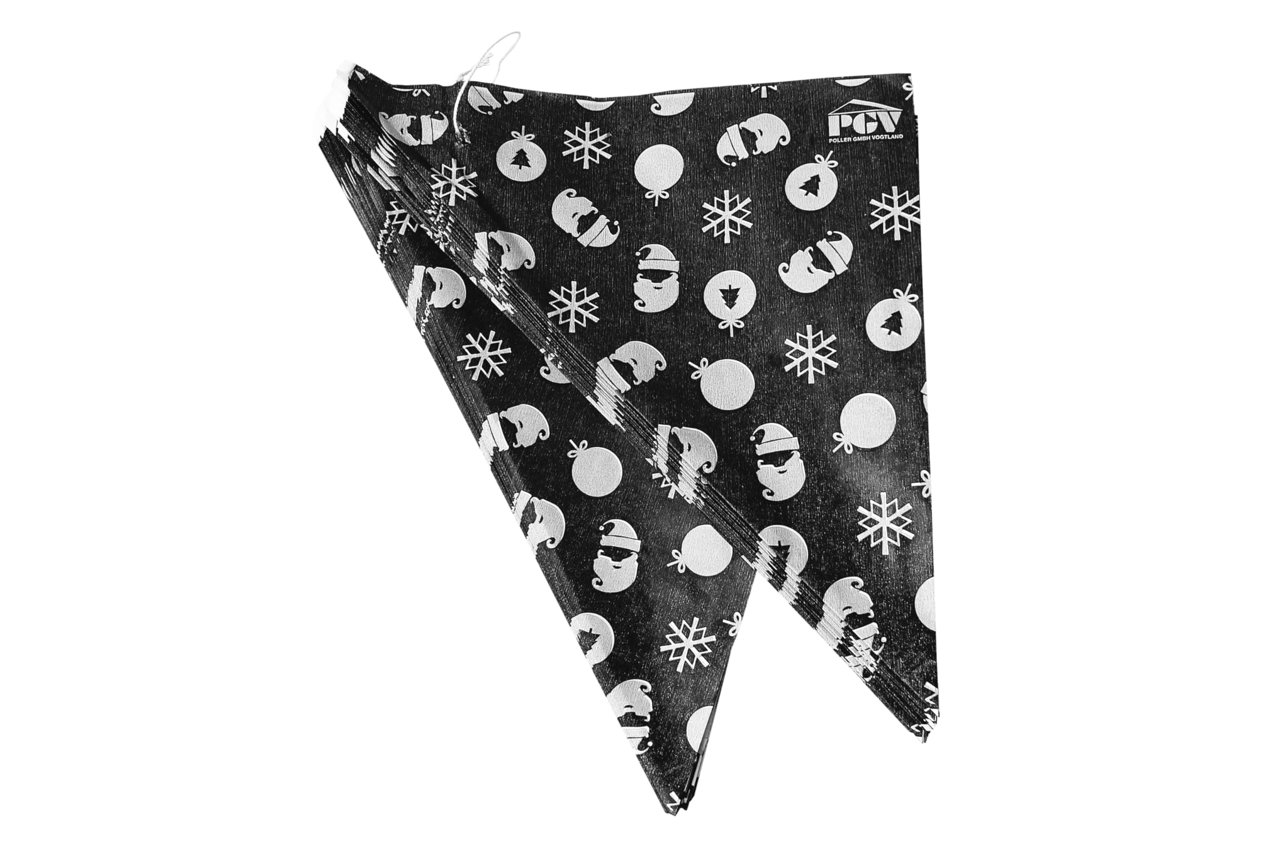 Spitztüten aus Papier Motiv: "WICHTEL SILBER" Länge ca. 19 cm für ca. 125 g Inhalt (1000 Stück)