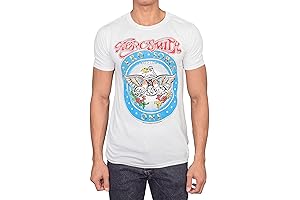 Wayne's World Aerosmith Aero Force Men's White Short Sleeve Tee
