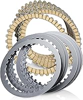 MoKitDora 17-Piece Big Twin Extra Clutch Kit for 1991-2017 Harley Sportster, 1990-1997 Touring Softail Dyna FXR & 1991-2002 Buell - Premium Friction Steel Plates