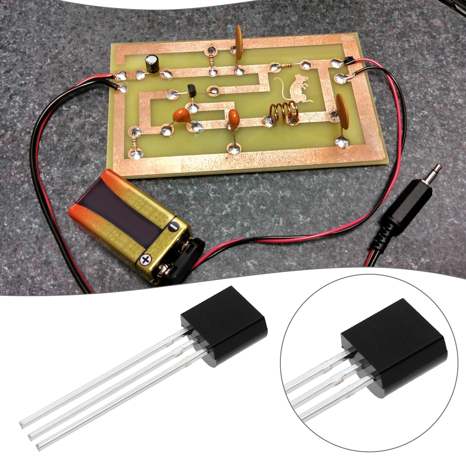Create idea 20 Pezzi N-Channel Field Defect Transistor 3Pin High Efficiency Junction Field-Effect Transistor Per Amplificatori Audio Processori Di Segnale BF245A