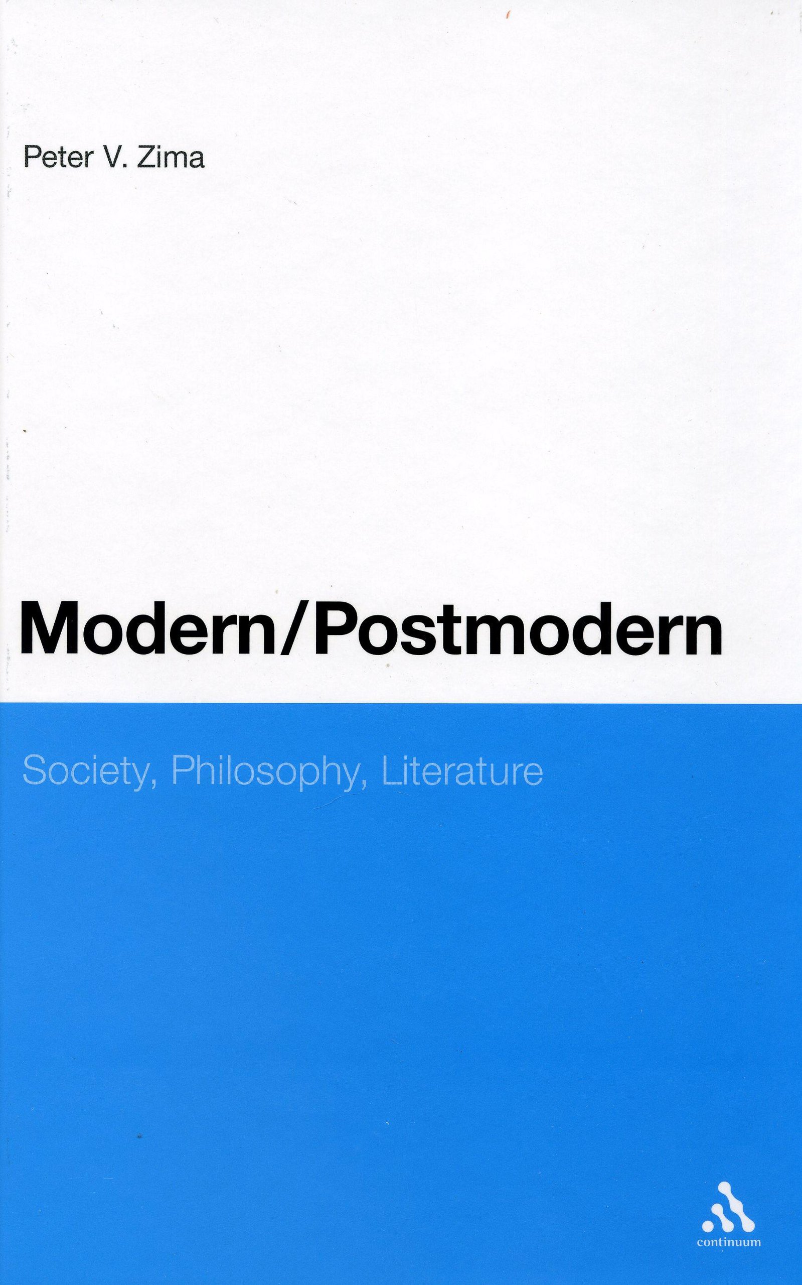 Buy Modern/Postmodern: Society, Philosophy, Literature — BookShops.in