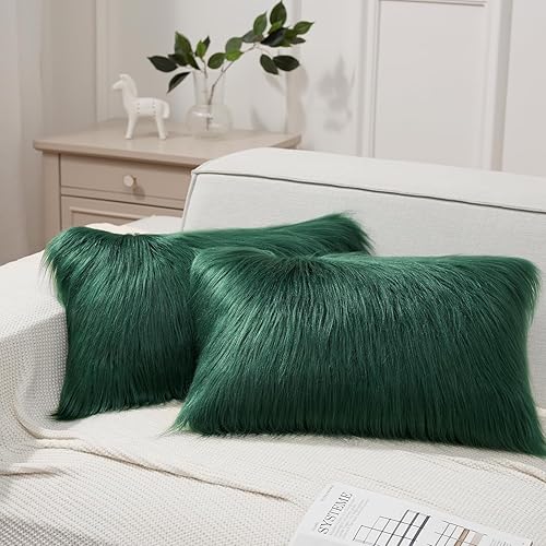 Vista 108 de Phantoscope - Juego de 2 fundas para cojín estilo piel sintética de la serie Merino Gris