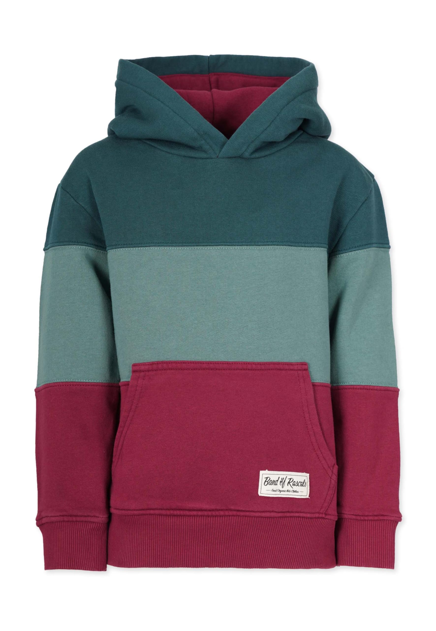 Band of Rascals Kinder Kapuzenpullover 3C Block aus Bio-Baumwolle