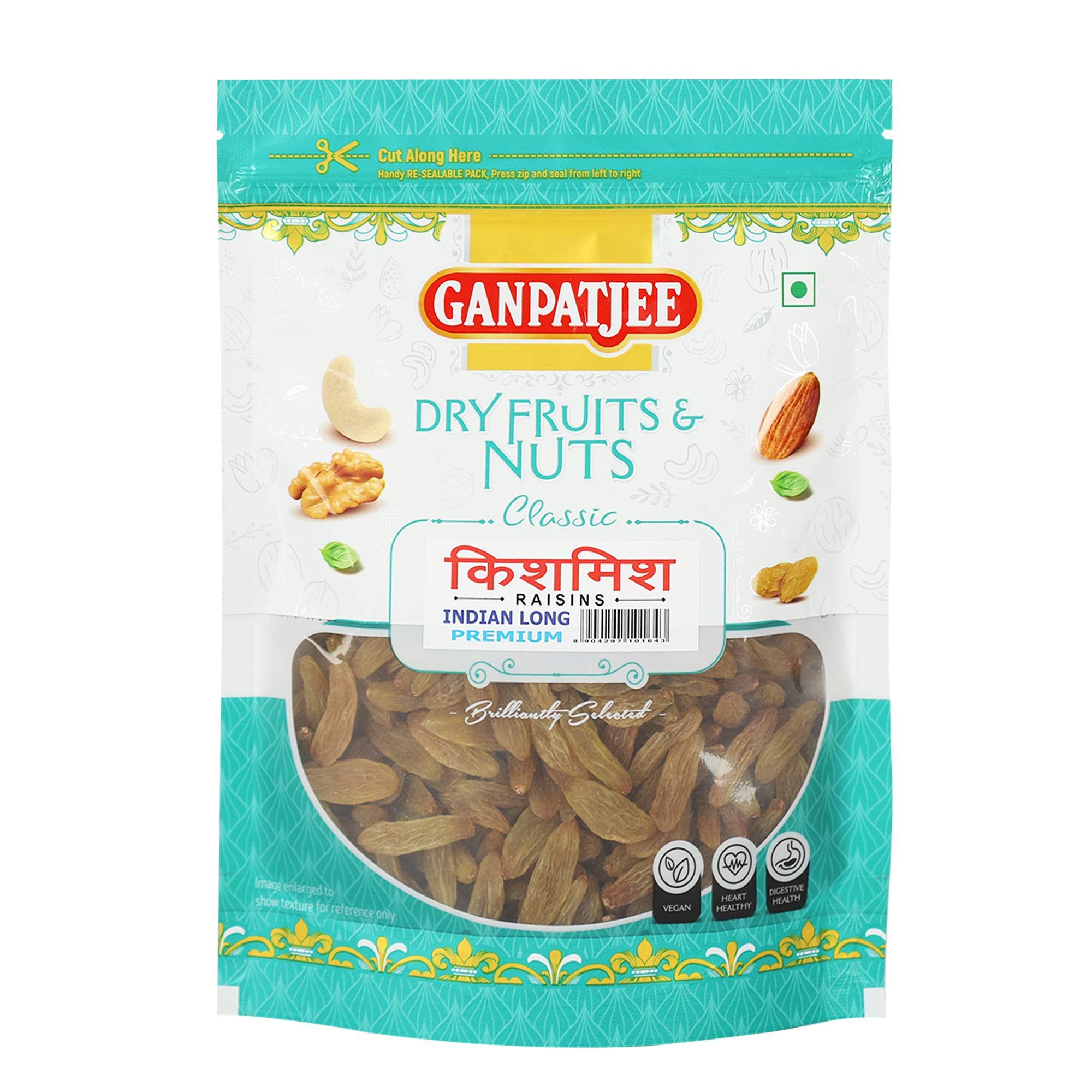 Ganpatjee Raisin Indian Long Kishmish , 250 grams | Premium Dry Fruits and Nuts | 100% Natural and Seedless (B08DBX3ZGP) Amazon Price History, Amazon Price Tracker
