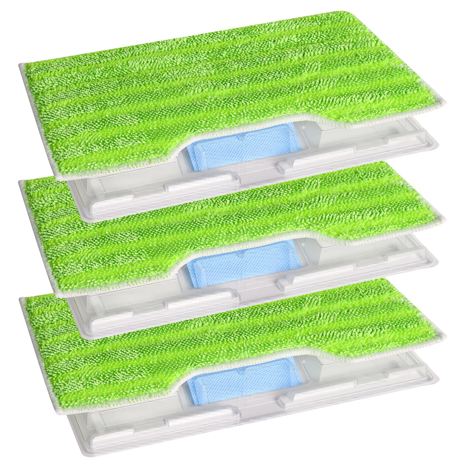 3 Refills for Shark VacMop Pads with 3 Dirt Chambers