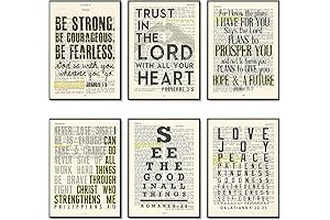 Jeremiah Fisher Poster Set: Uplifting Christian Decor for Home and Office