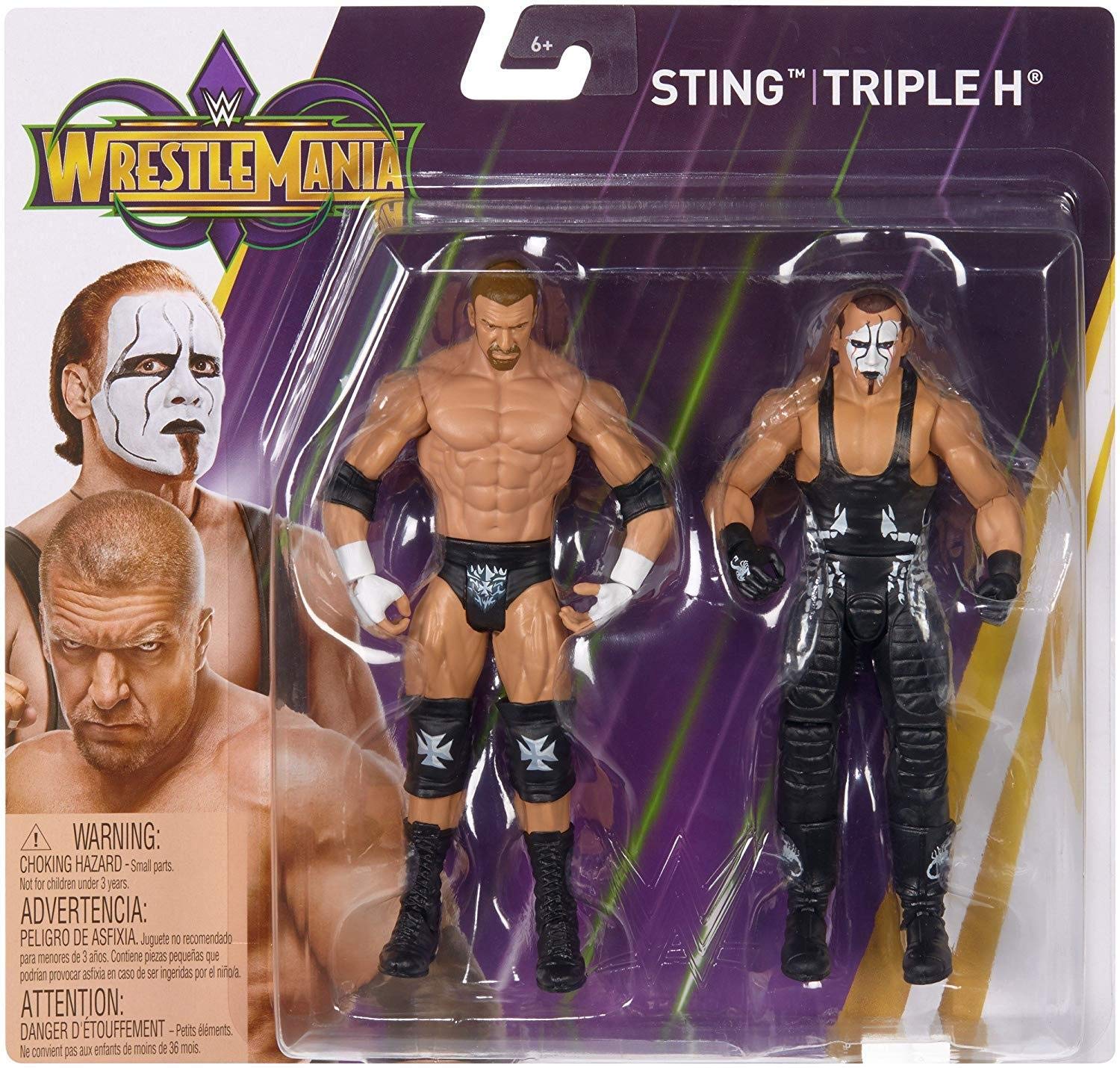 Amazon.com: WWE Sting VS Triple H 2-Pack : Sports & Outdoors