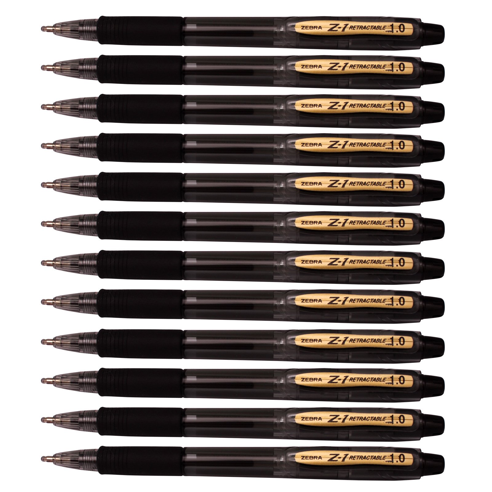 Amazon | Zebra Z - 1 Ballpoint格納式ペン, 1.0 MM, Smooth低