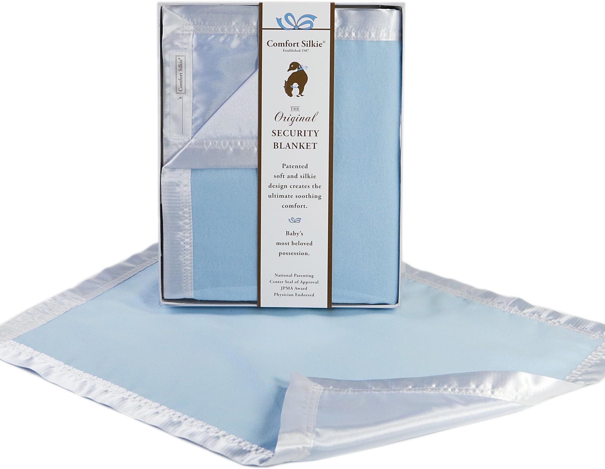 Comfort Silkie Blue Security Blanket The Original. The Best. Award Winning.