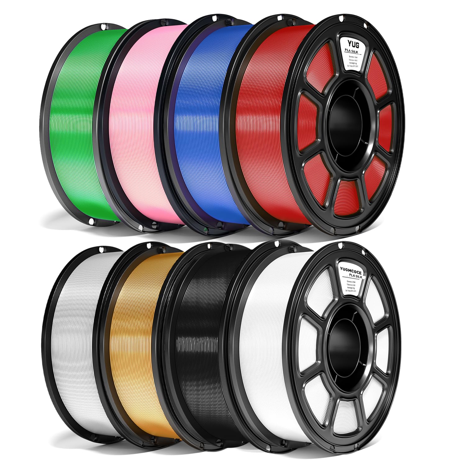 Silk PLA Filament: Glossy Finish, 1kg Spool -28 Silk PLA Filament: Glossy Finish, 1kg Spool -28