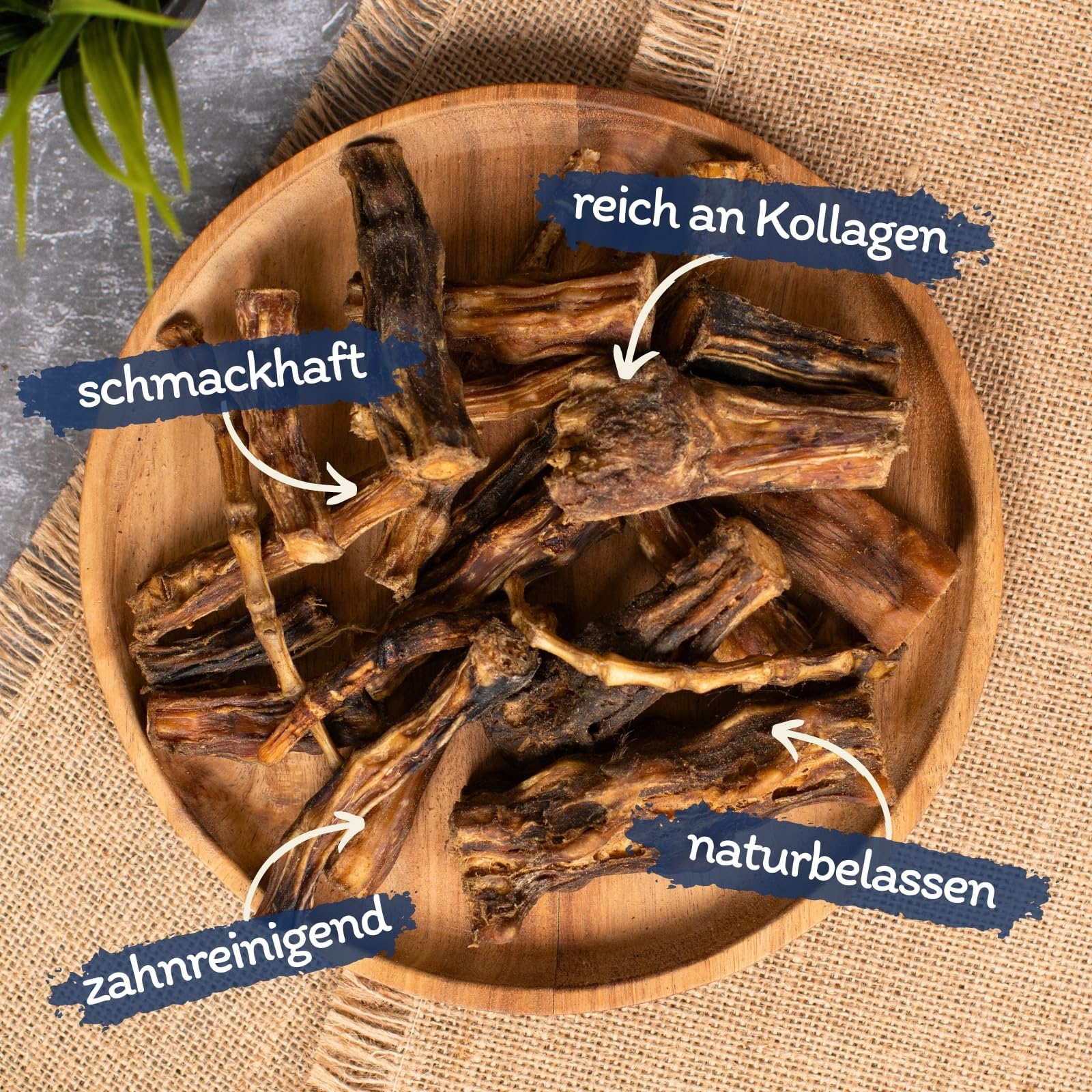 Lyra Pet Ochsenschwanz Natur – 5 Kg, Getrockneter Kausnack Für Hunde, Proteinreich, Zahnpflegend