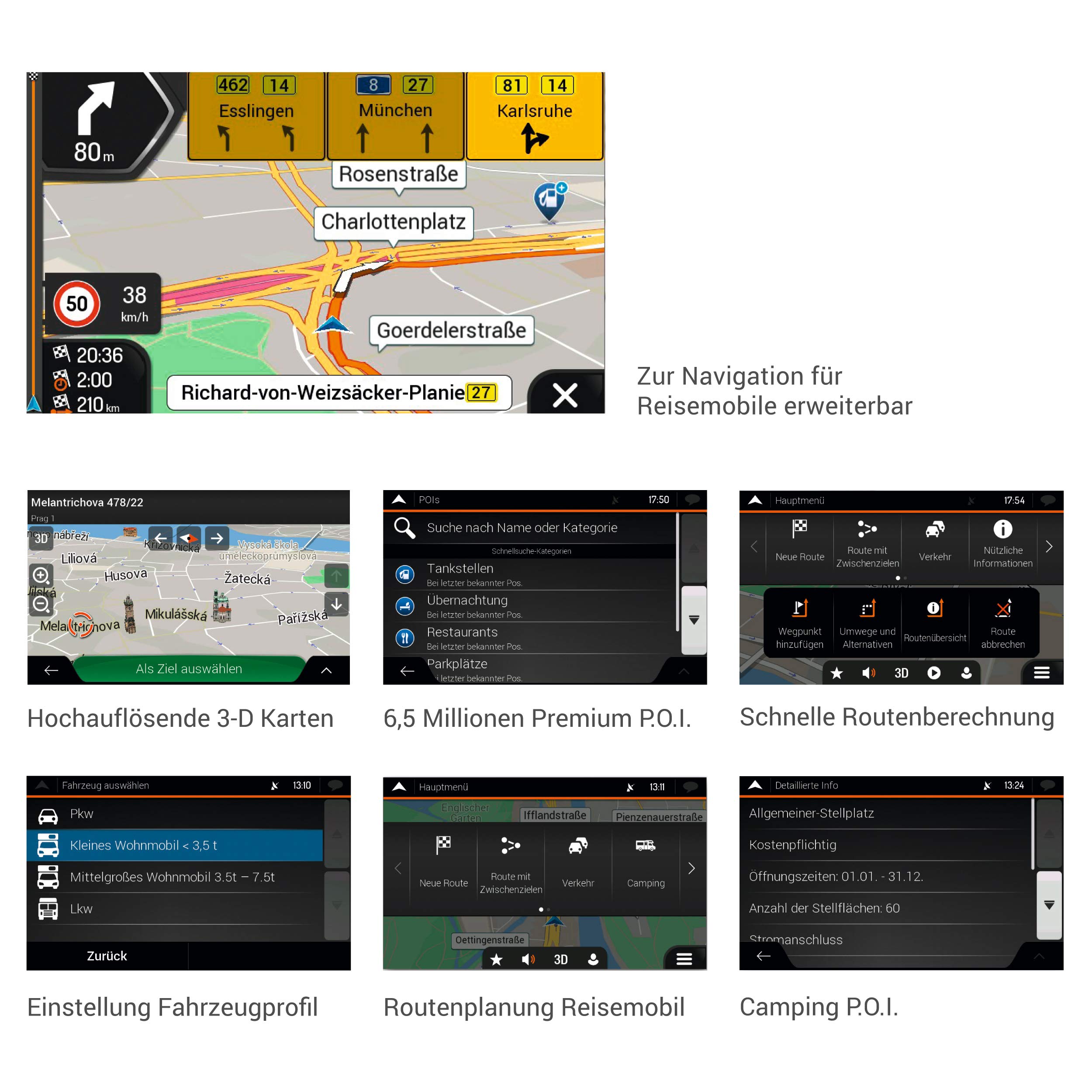 X-F270 – 8 Zoll Multimedia Receiver kompatibel mit FIAT Ducato | Mediencenter kompatibel mit Fiat Ducato, 20,3 cm Touchscreen, DAB+, Bluetooth, Navi optional