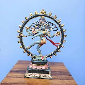 Dancing Shiva Nataraja Statue Large, Dancing Shiva Natraj Statue, 36 CM Big Size Brass Lord Shiva Natraja Sculpture, Shiv Nataraj Figurine.