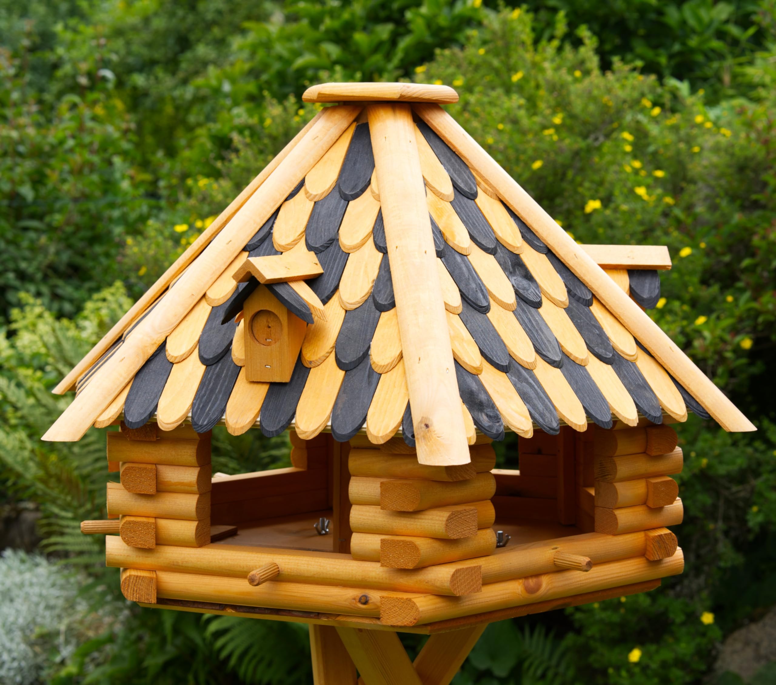 XXL massives Luxus Vogelhaus 70 x 45 cm, Vogelfutterhaus, Vogelhäuser + absolut. Blickfang + imprägniert