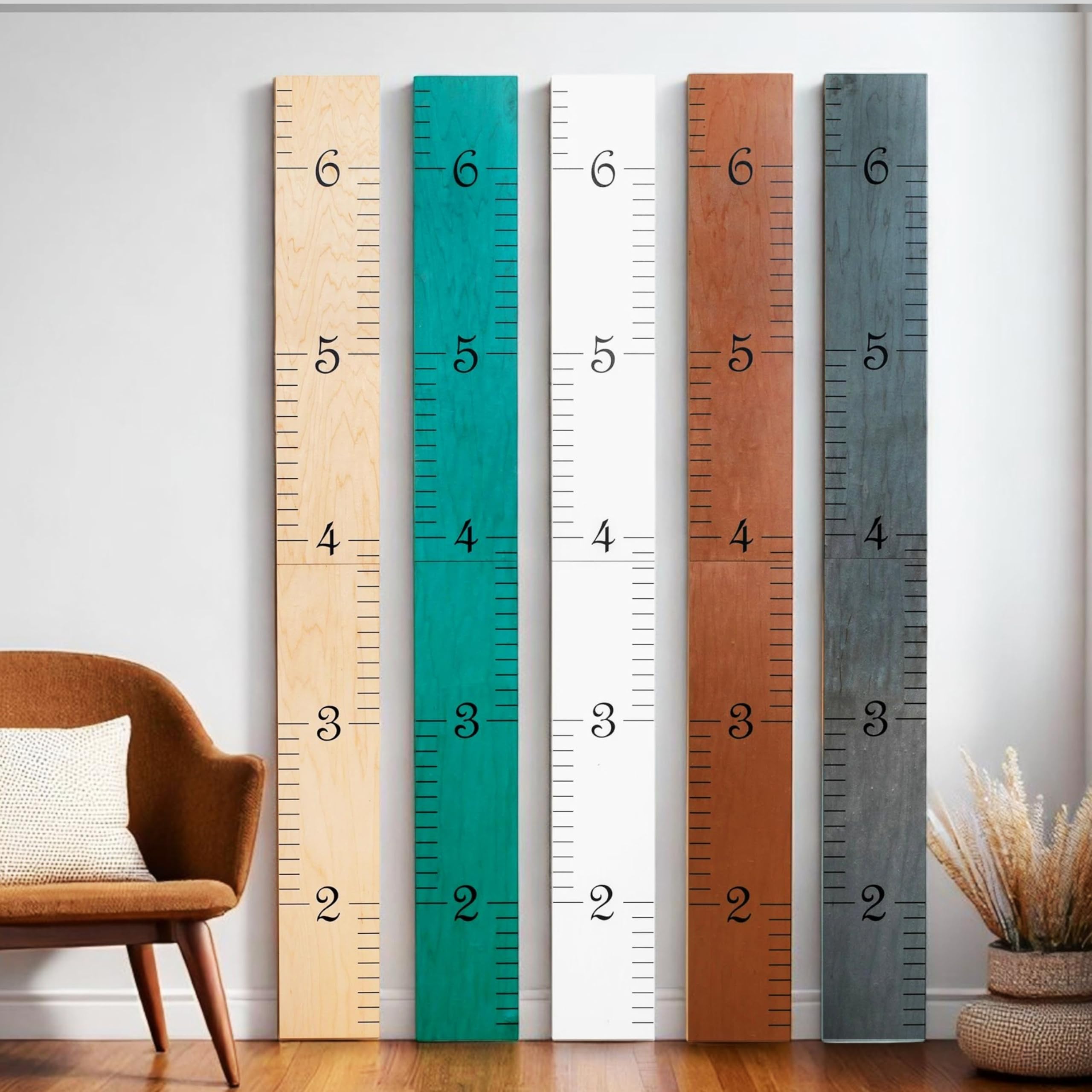 Kids Growth Chart Wall Hanging - Height Measuring Stick for Wall, Height Chart, Height Ruler, Growth Chart for Kids, Height Measurement Growth, Growth