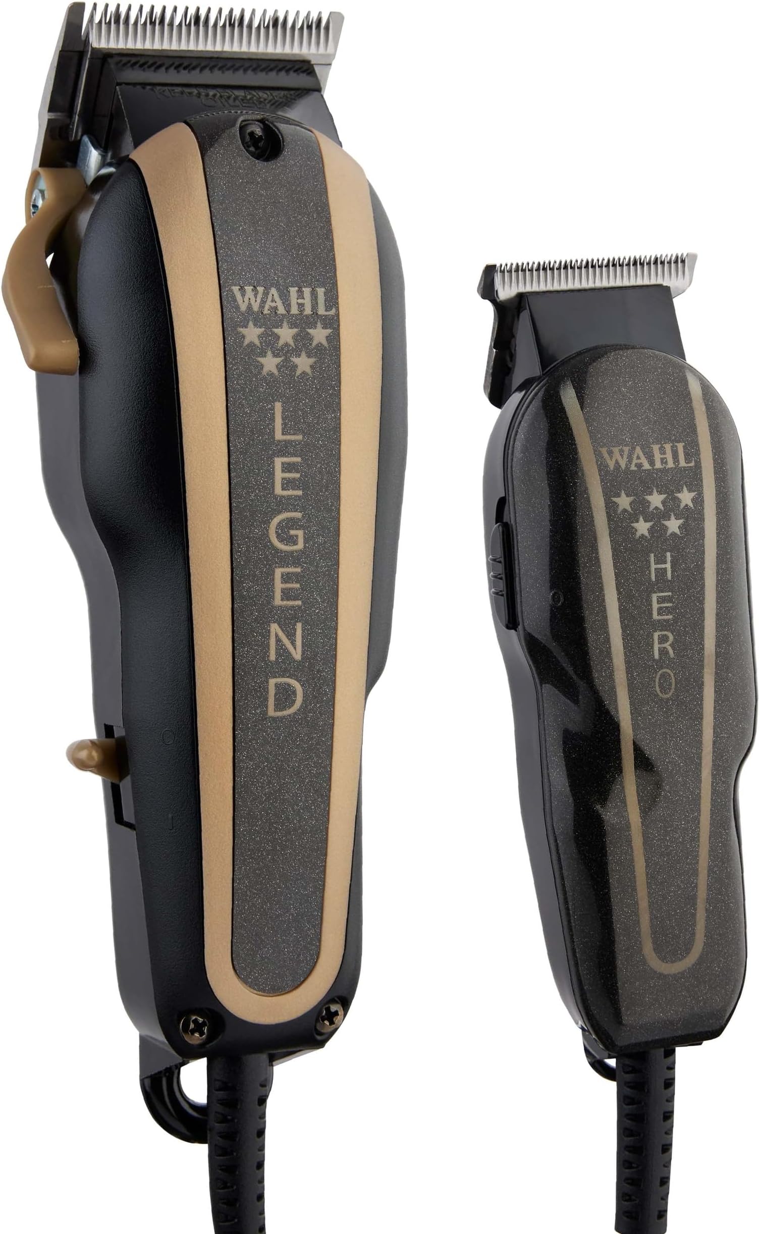 Wahl Professional Unisex Barber Combo Powerful V9000 Motor #8180 Hair Clipper And Hero T-Blade Corded Electric Trimmer, Multicolour