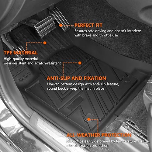 Miniatura 6 de powoq Tapete de suelo compatible con Jeep Grand Cherokee 2011-2021, revestimiento de suelo TPE para maletero de automóvil, repuesto para accesorios