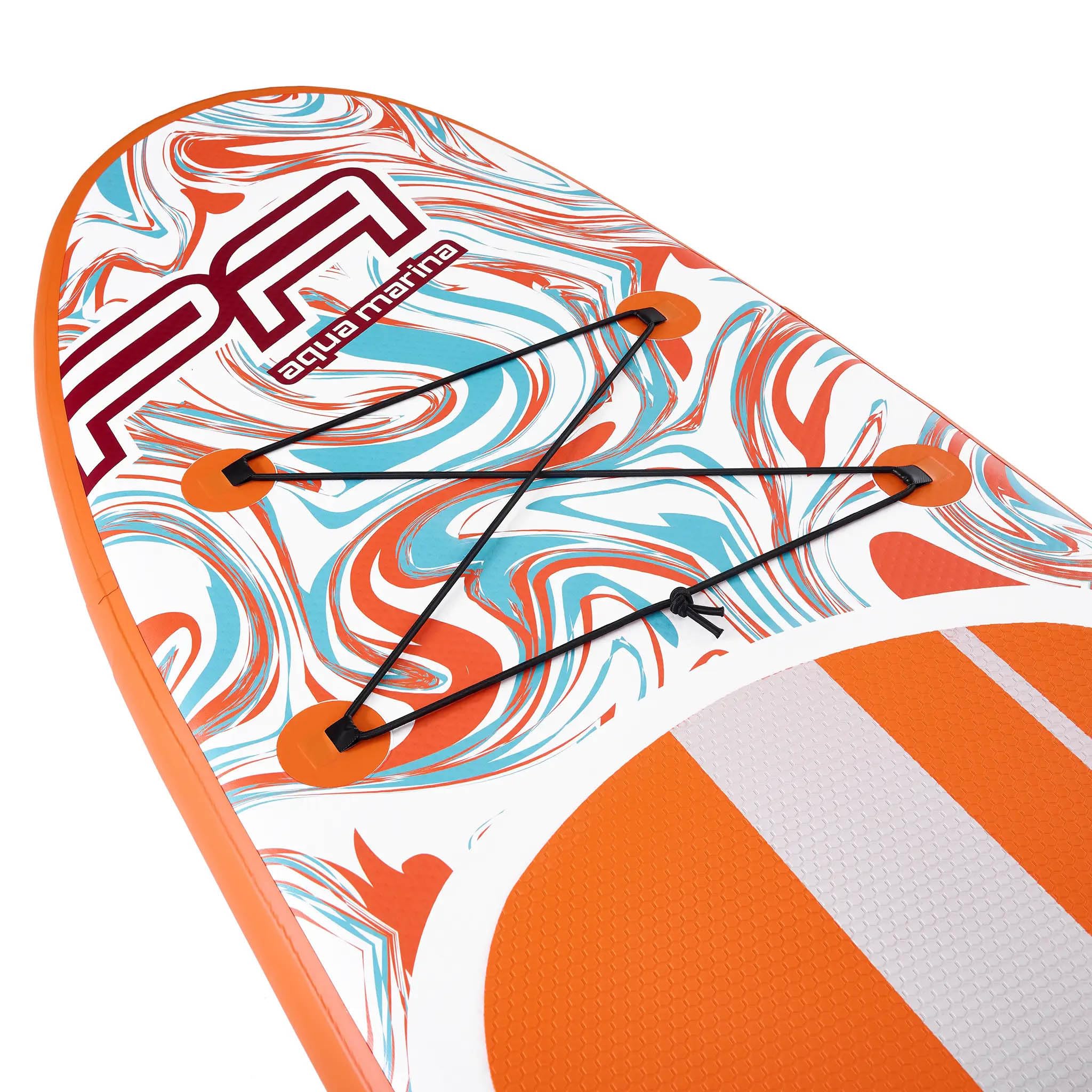 SUP Aqua Marina Pure Air Aufblasbares Stand Up Paddle Board | Surfboard für Einsteiger & Fortgeschrittene mit zubehör