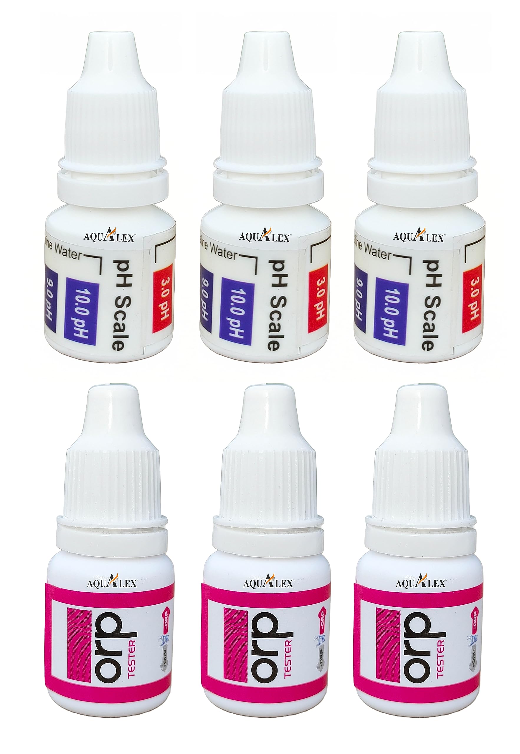 AQUALEX Pokar RO, pH Drop 3pcs + ORP 3pcs liquid Bottle, Test pH/Alkaline & ORP Negative to Positive | Accurate water test quality at home | With Testing Scales(pH-3 Nos + ORP-3 Nos) (B0CFLV9877) Amazon Price History, Amazon Price Tracker