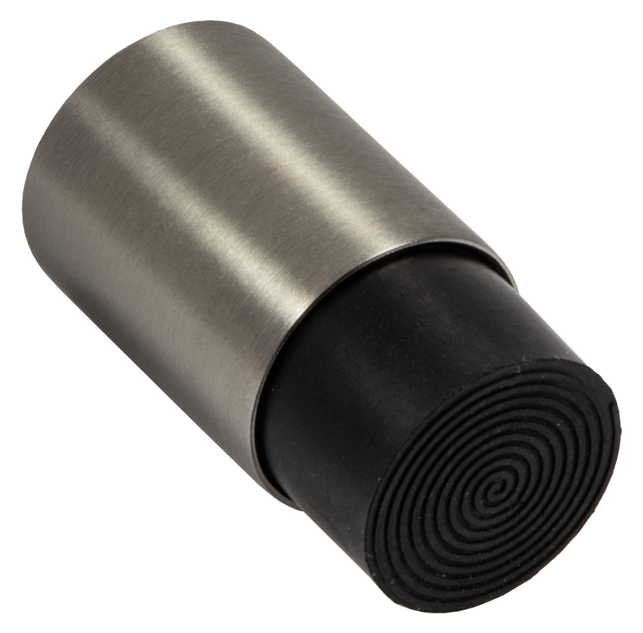 Gedotec Design Stainless Steel Projection Door Stop Door Stopper Modern Rubber Buffer for Wall Mounting/Tiefe: 48mm/16mm Rubber Cushion | Wall Bumper Includes Mounting Material | Brand Quality
