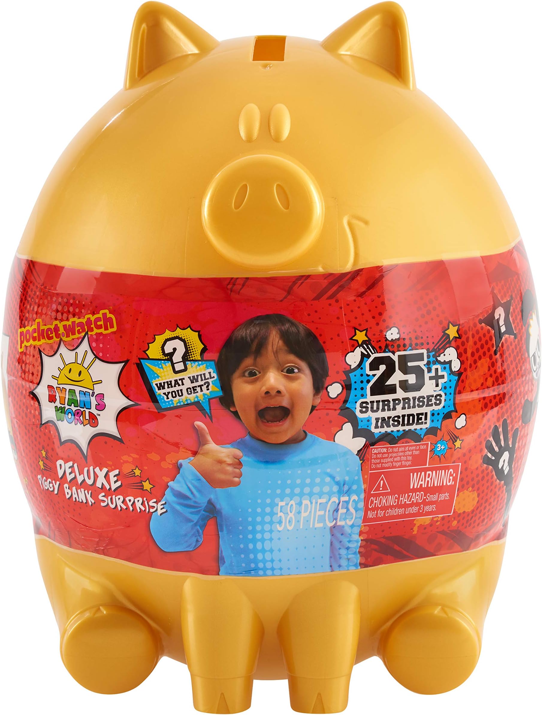 Ryan's World Deluxe Piggy Bank, Kids Toys for Ages 3 Up by Just Play