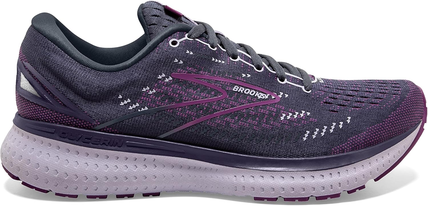 Brooks Women's Glycerin 19 Neutral Running Shoe 10 Ombre/Violet/Lavender