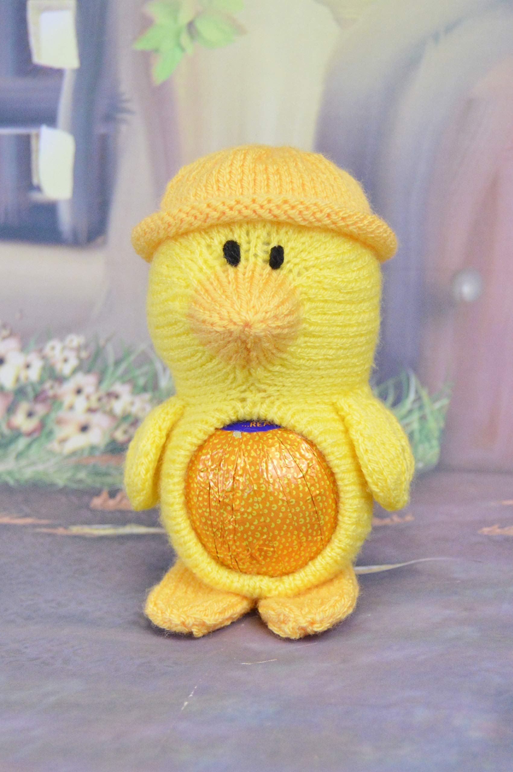 Knitting by Post Knitting Pattern - Choc Chick from Easter. Knitters Leaflet. Knit Cute Handmade Gifts. Fun Quick & Easy Beginner Soft Toy Knits. Made in The UK