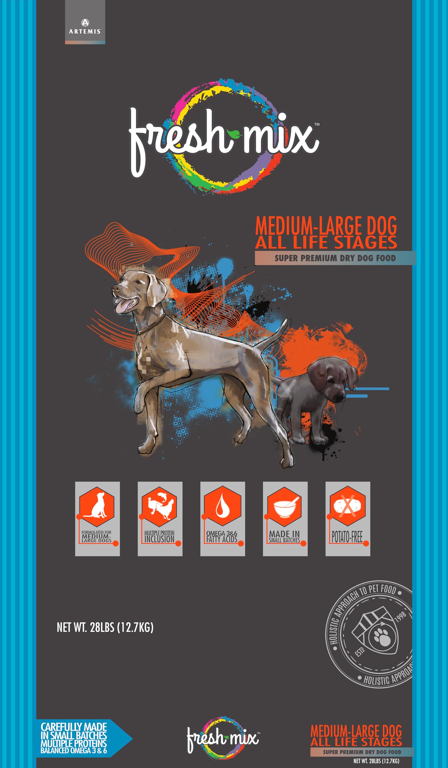 ARTEMIS Fresh Mix Dry Dog Food – Premium Meat Recipe Health