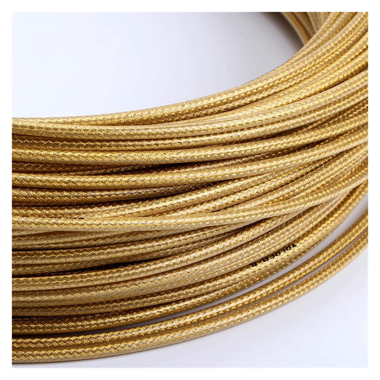 Bike Brake Cables,Bicycle Brake Line 3m 5mm Bicycle Brake Cable Mountain Bike Shift Housing Derailleur Bicycle Cables Weaving Line Pipe Tube Shifting Wire (Color : Shifting Gold)