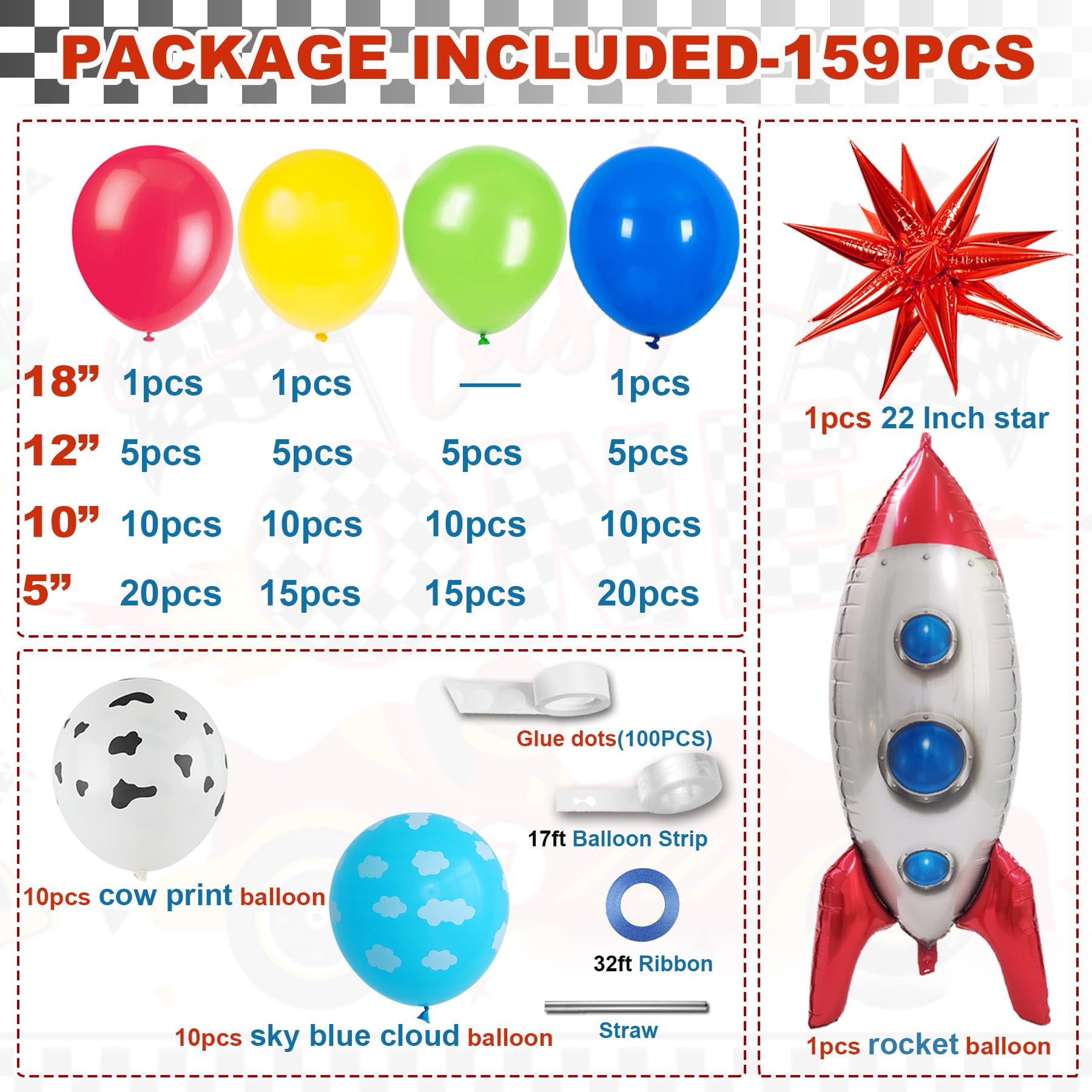 Amazon.com: Toy Inspired Story Balloon Garland Arch Kit,Toy Game