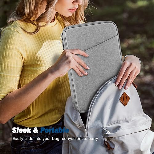 Miniatura 6 de MoKo Funda para tablet de 9 a 11 pulgadas, compatible con iPad Air 5 de 10.9 pulgadas 2022, iPad Pro 11 2021-2018, iPad 10.2 2021-2019, iPad Air 4