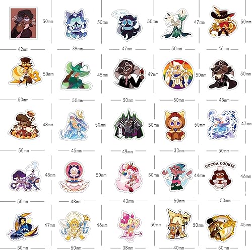 Miniatura 2 de 62 calcomanías de vinilo impermeables de dibujos animados para niños y adultos para botellas de agua, maletín para fiestas de cumpleaños,