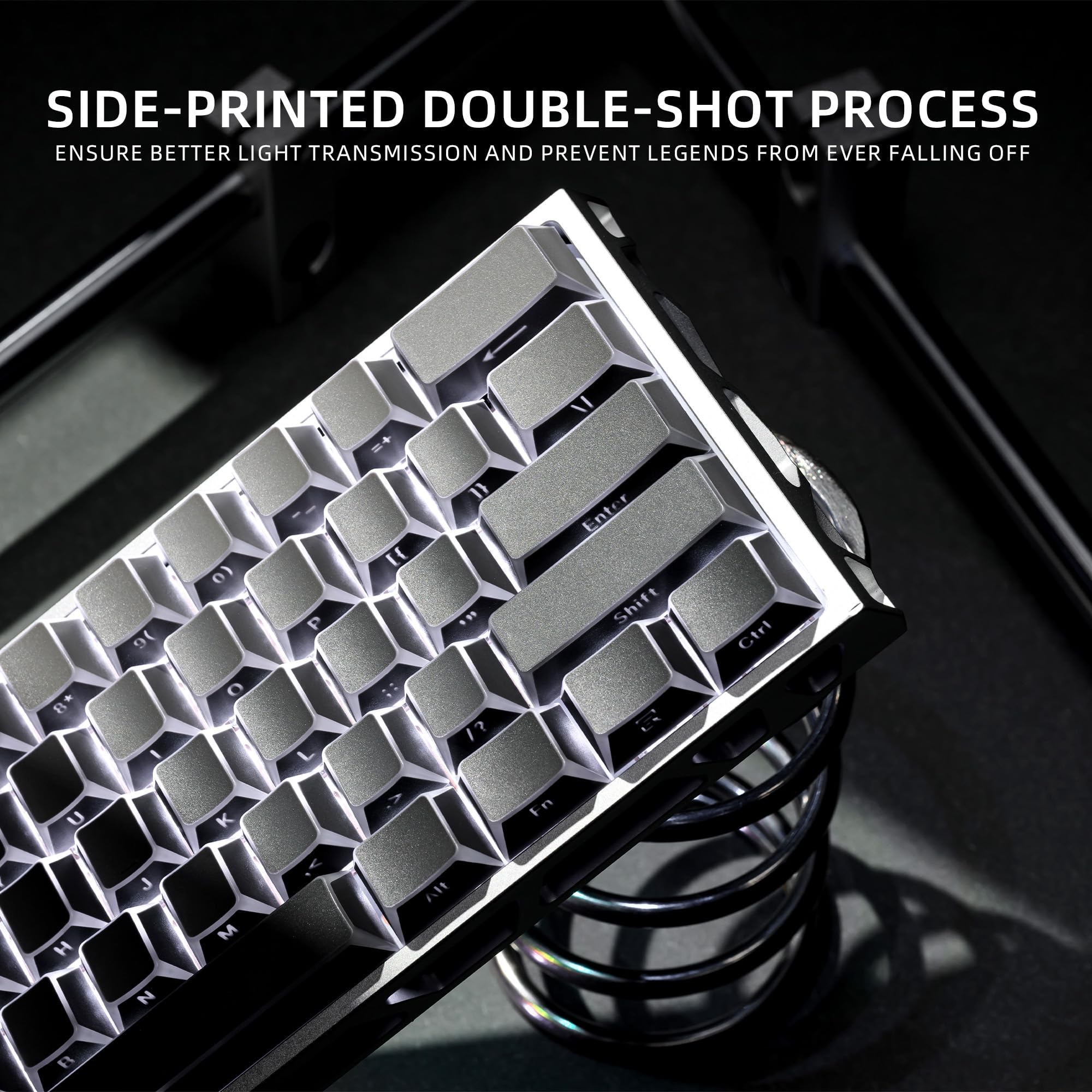Amazon.co.jp: PBT シースルーキーキャップ - XVX グラデーション