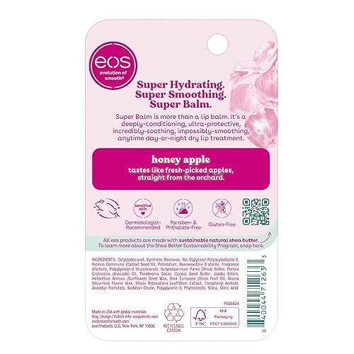 Miniatura 10 de Paquete de eos 24H Moisture Super Balm- Leche de coco y manzana con miel + sandía rosada y melonada de mango