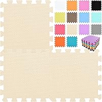 Vista 1 de qqpp Alfombrillas de Goma EVA de 18 Piezas de Espuma Entrelazadas tipo Rompecabezas para Suelo - Alfombra de Juego para Bebé para Jugar Esterilla