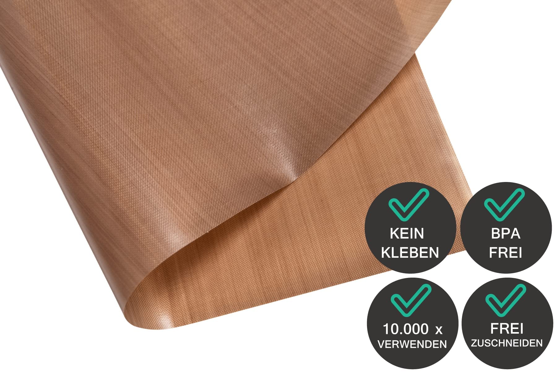 5 Dörrfolien Mit Teflonbeschichtung - 33x30,5cm Antihaft Für Dörrautomat