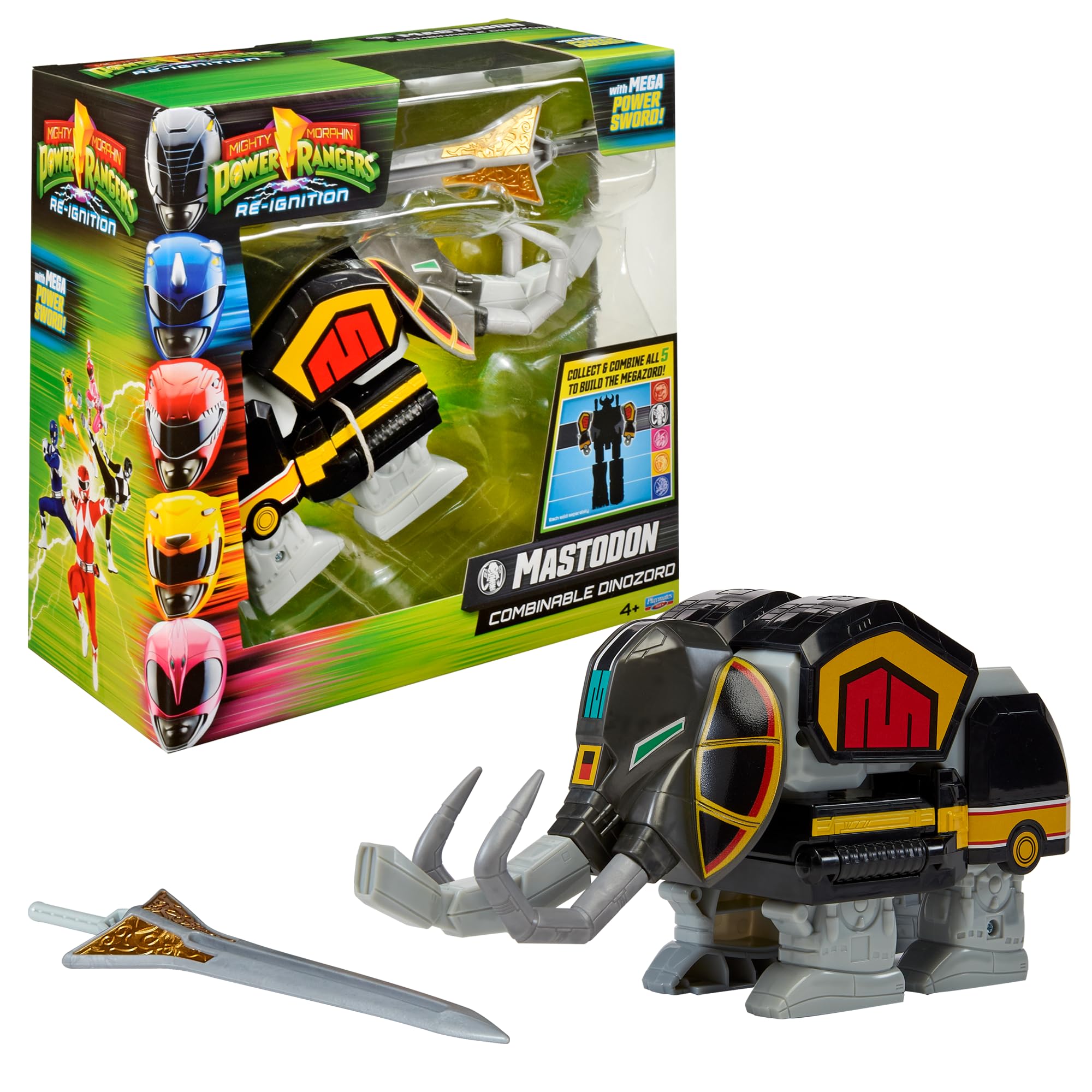 Amazon.com: Power Rangers Mighty Morphin Re-Ignition Mastodon