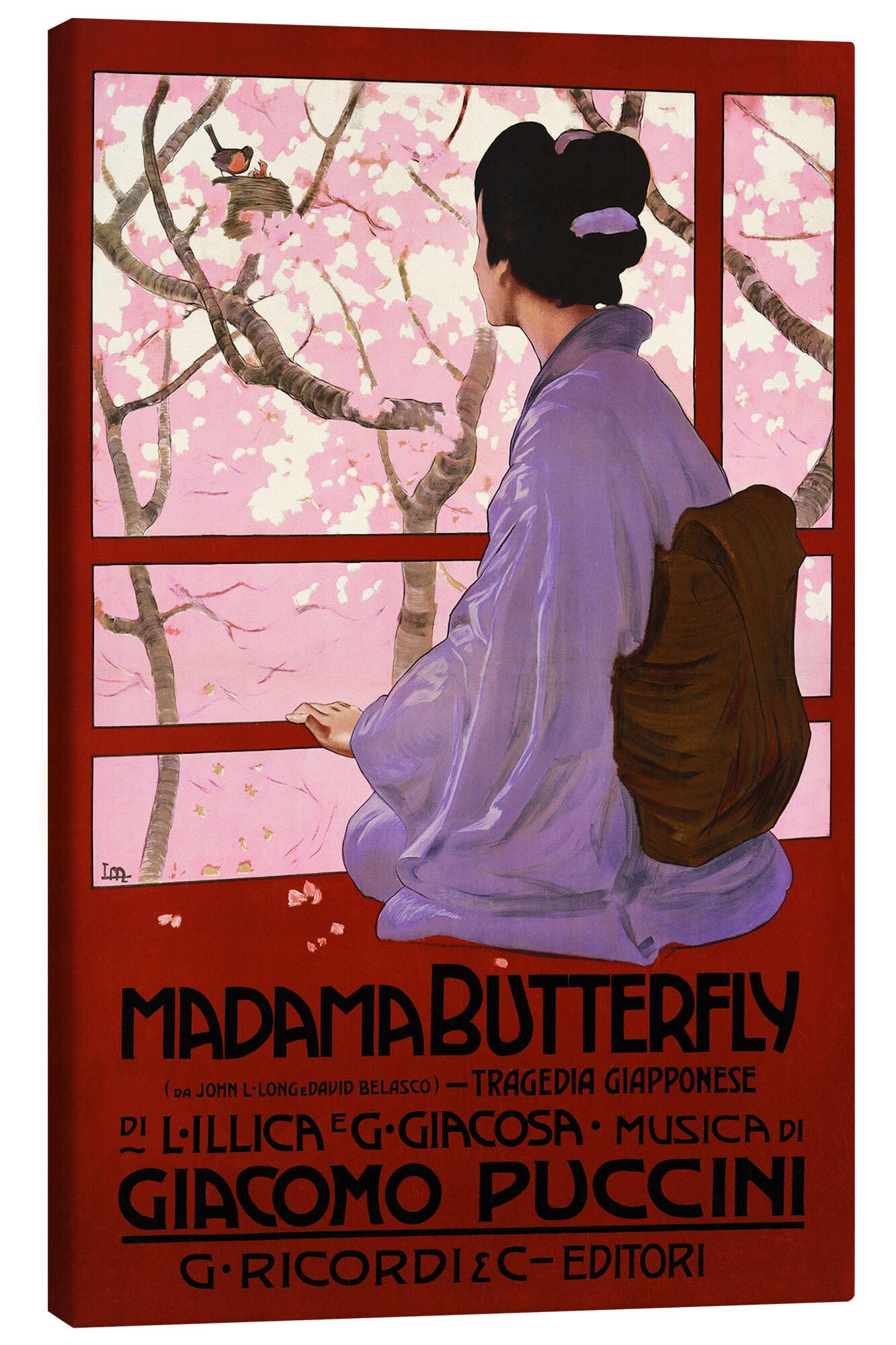 Posterlounge Madama Butterfly, 1904 Tableau sur toile