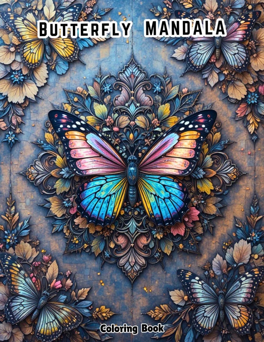 The Beautiful Butterfly Mandala Coloring Book: Gorgeous Geometric Patterns for Anti-Stress