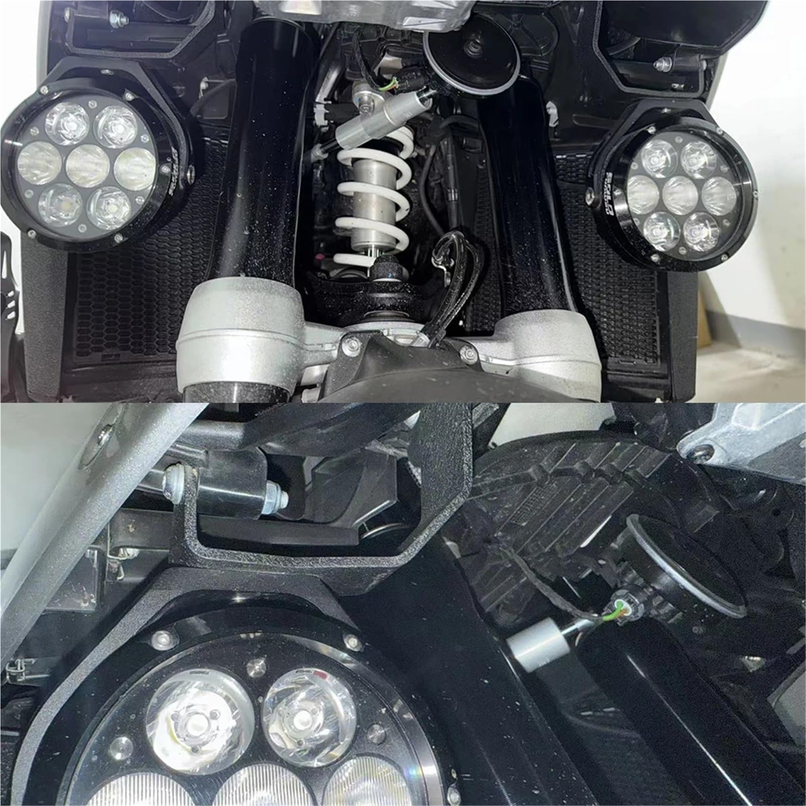 Scheinwerferhalterung Passend für BMW R1300GS R 1300 GS R1300 Motorradzubehör Zusatzscheinwerferhalter Unterstützung Nebelscheinwerferhalterung