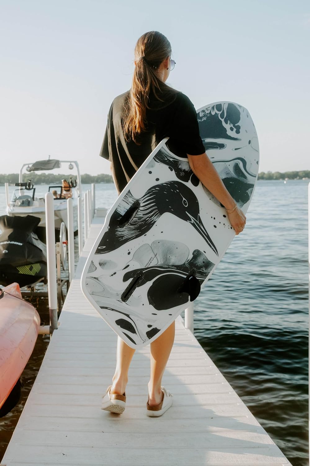 Asylum Wakesurf Board - High-Performance Wakesurfing Board for Expert Maneuverability | Lightweight, Durable, and Stable Design | Ideal for Tricks, Carves, and Smooth Rides