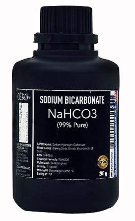 CERO SODIUM BICARBONATE 99% Pure [NaHCO3] CAS: 144-55-8 (200g)