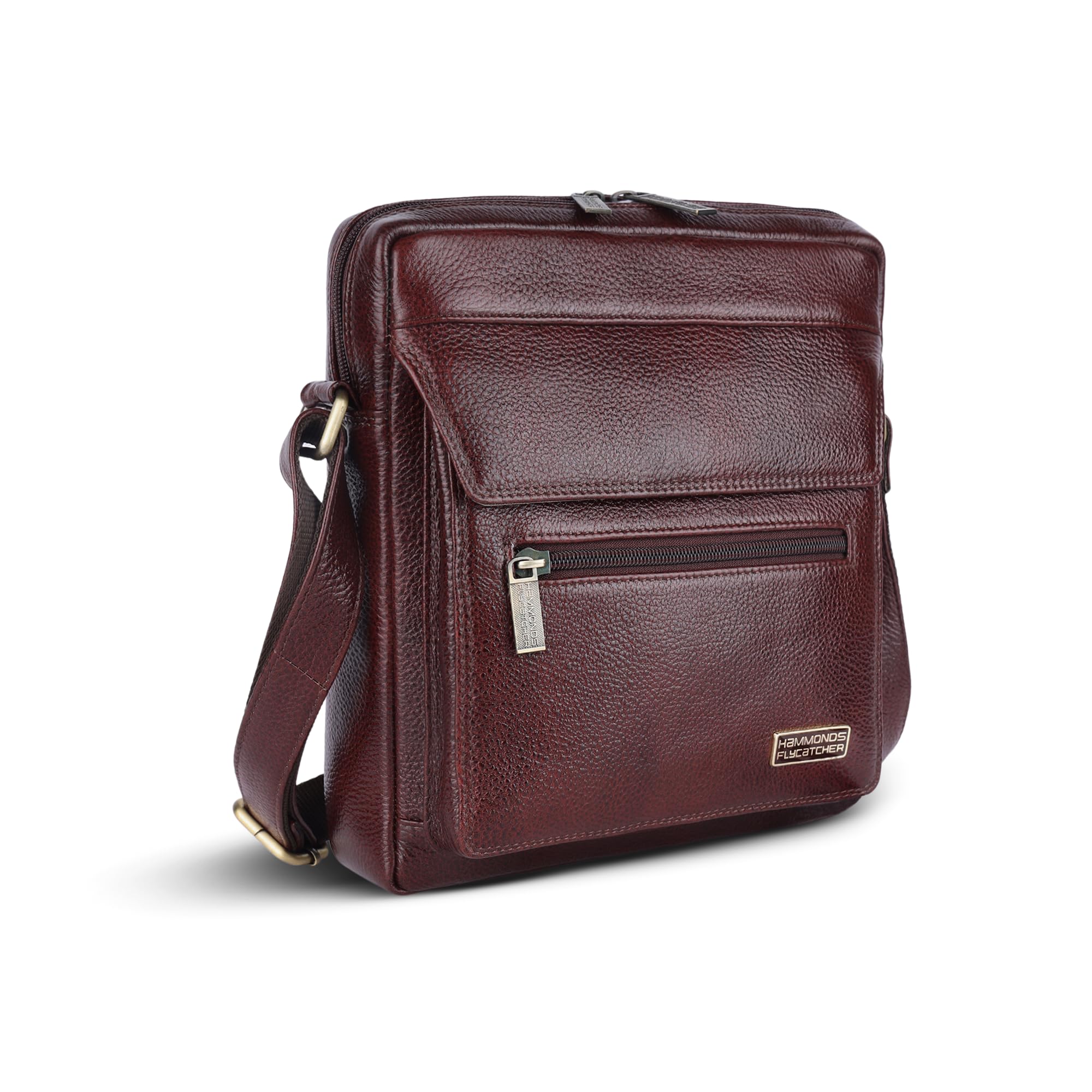 Hammonds Flycatcher Genuine Leather Sling Bag - Stylish and Spacious Crossbody Bag for Daily Use, Travel - Adjustable Strap, 1 Year Warranty