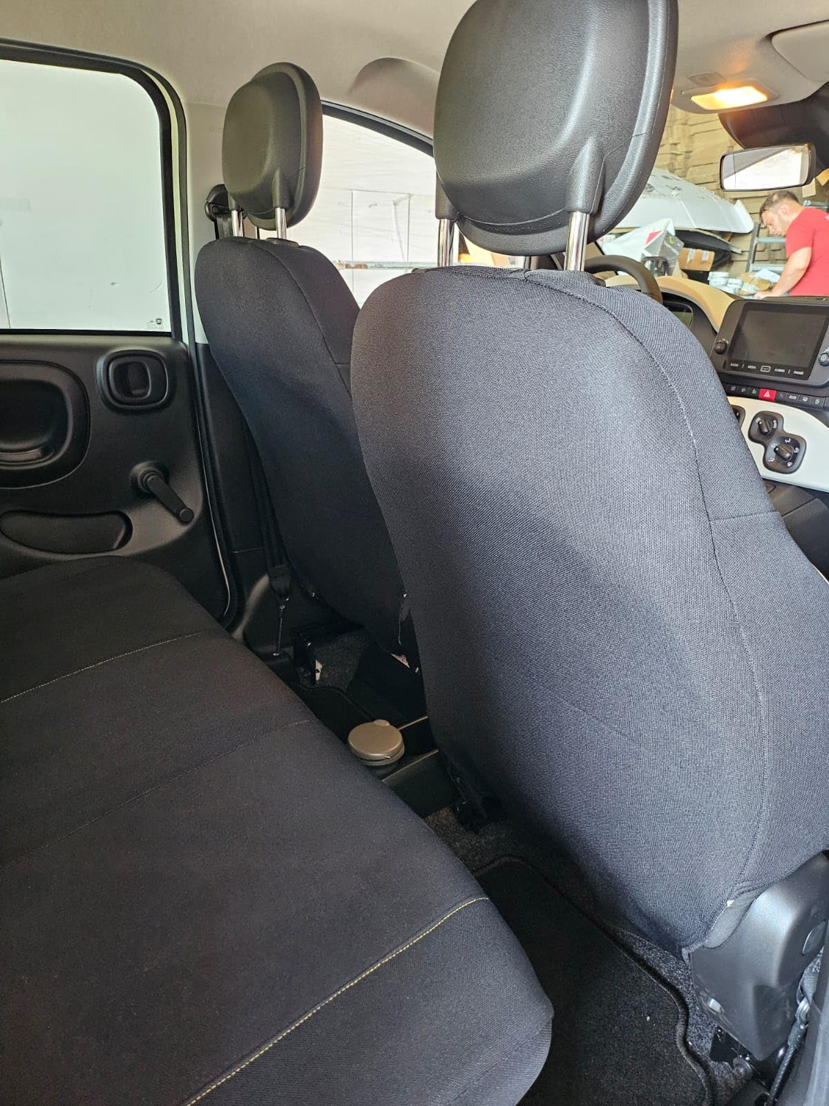 Italfodere Coprisedili Tessuto Compatibili Fiat Pandina 2024 Anteriori Posteriori Accessori Auto Interni Made in Italy