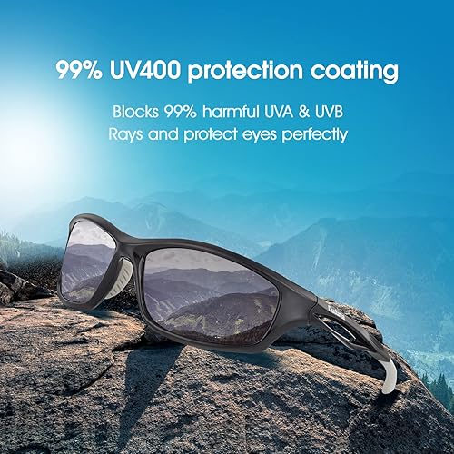 Miniatura 7 de Duduma Gafas de sol deportivas polarizadas para hombres mujeres correr ciclismo pesca golf conducir gafas de sol Tr90