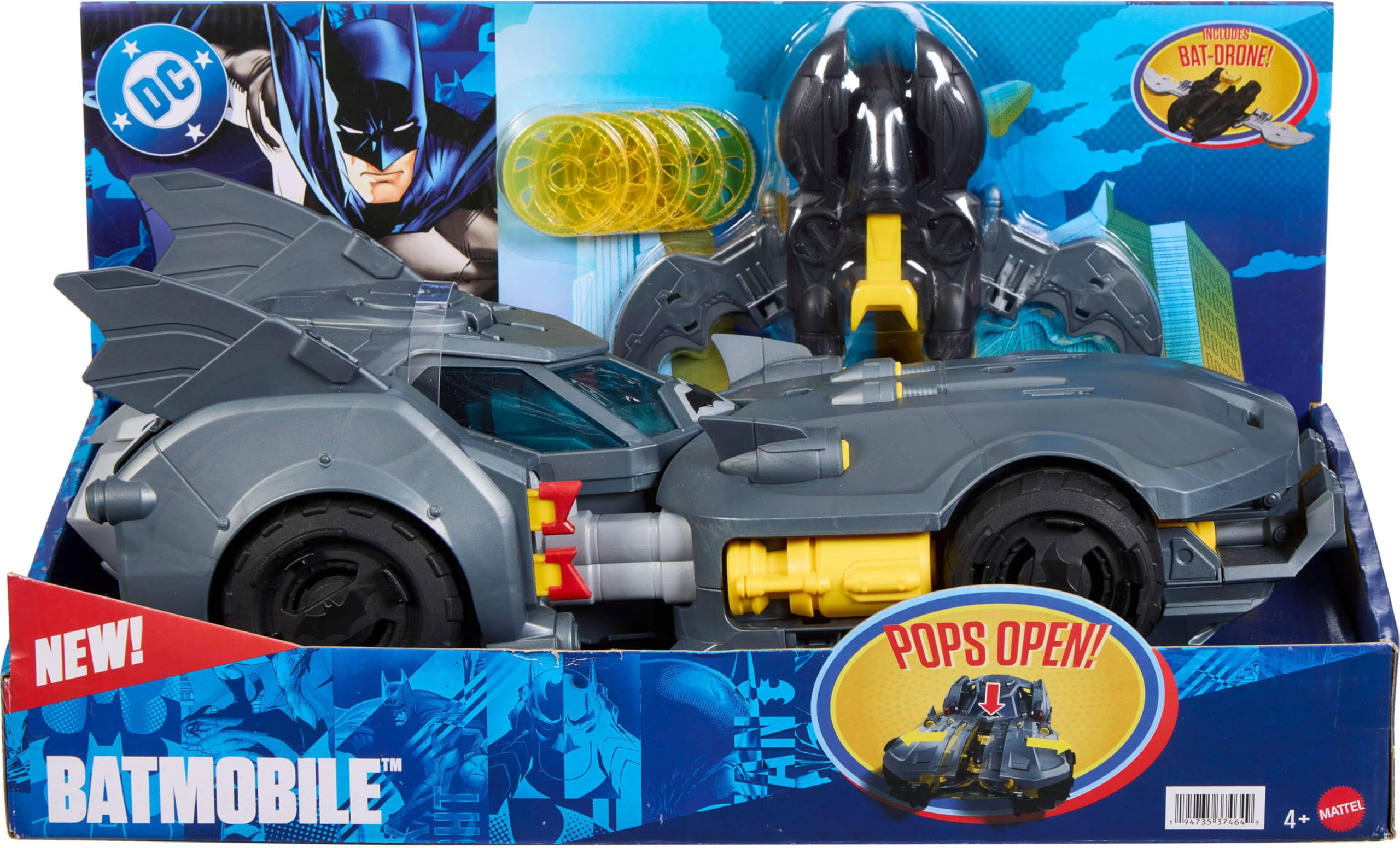 DC Universe JMD52 Core Batlink Batmobile Action Figure, 6