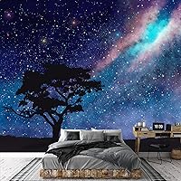 Vista 29 de Empapelado Signford para pared, extraíble, diseño de bosque, para dormitorio y sala de estar