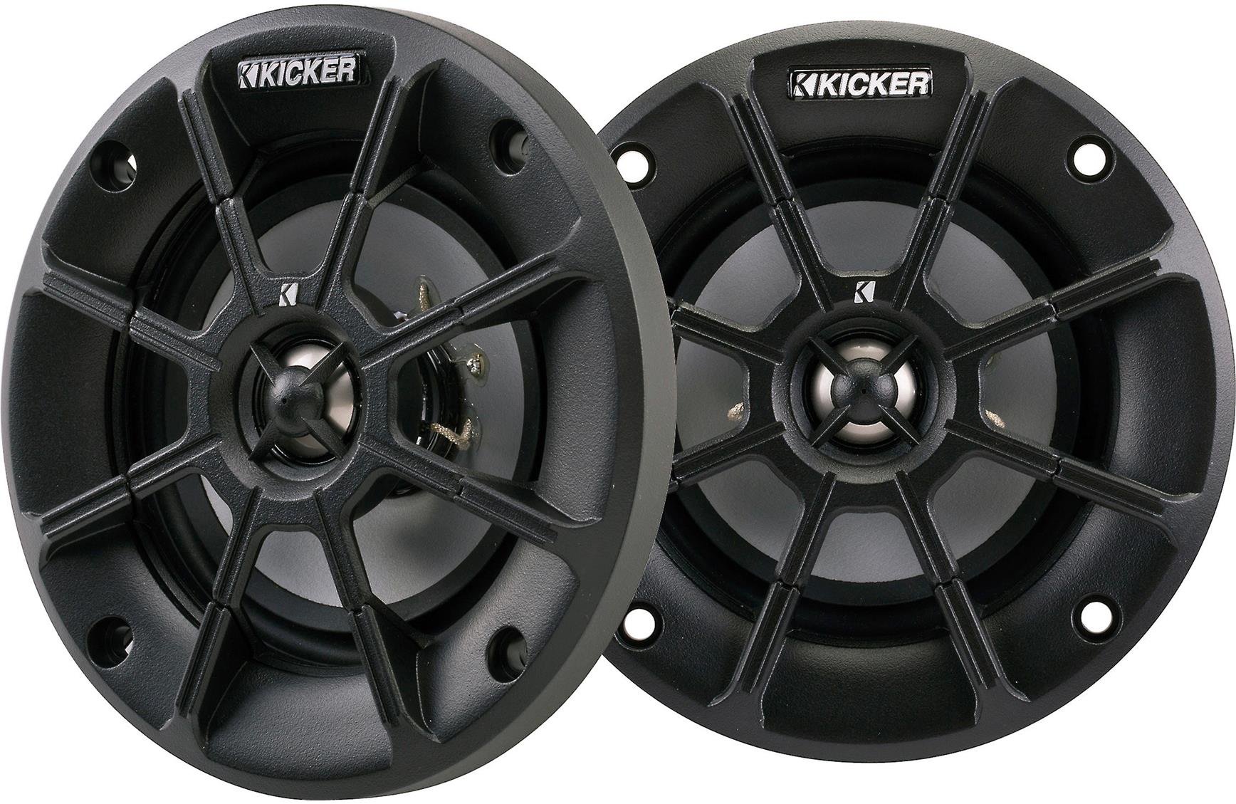 Kicker 40PS42 4" Weatherproof 2-Way Speakers 2-ohm