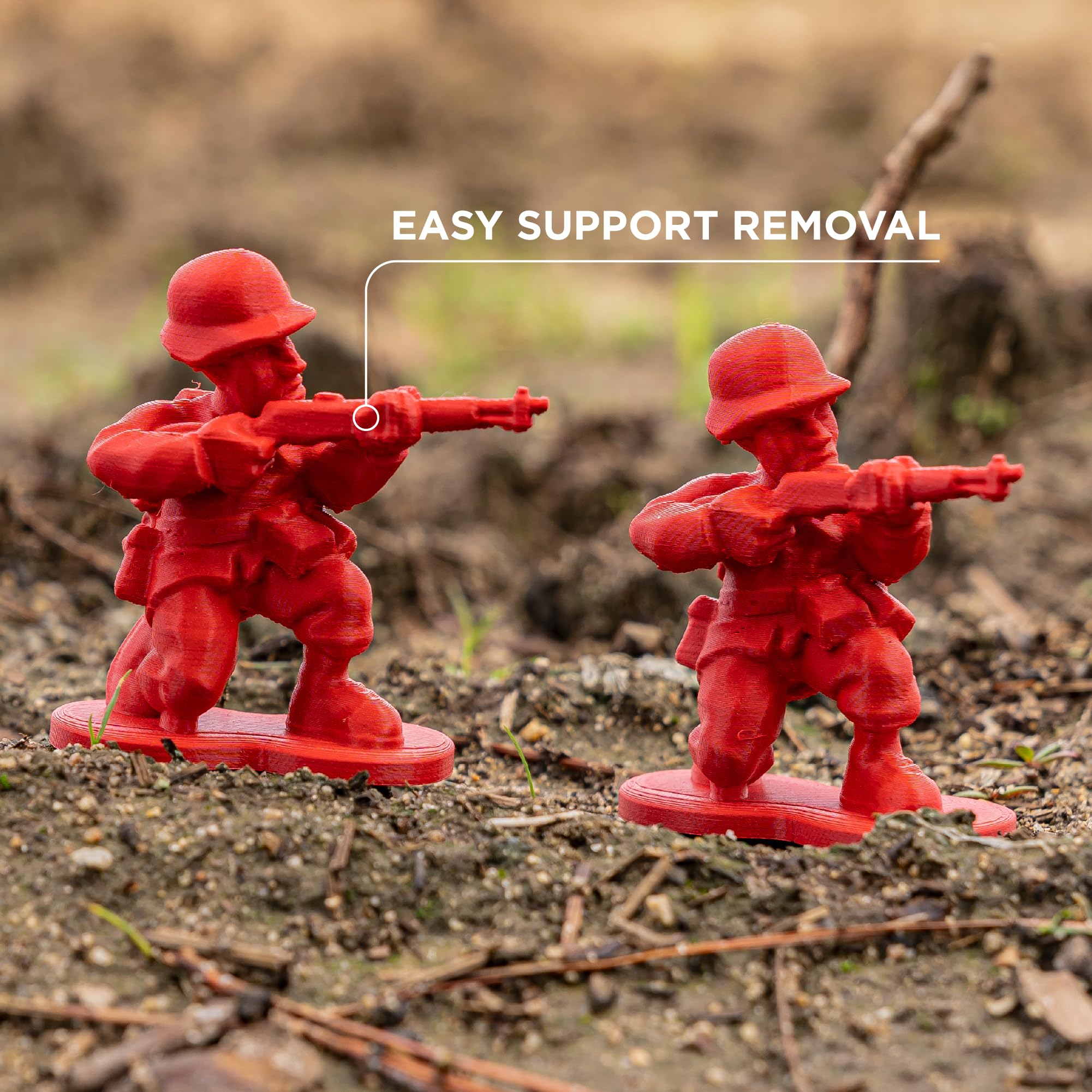 Polymaker PolyTerra PLA Army Red - 1,75 mm - 1 kg